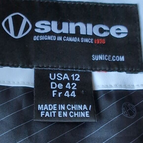 Sunice Antrachite Grey ski Snow Jacket Size Us12 - Picture 6 of 12